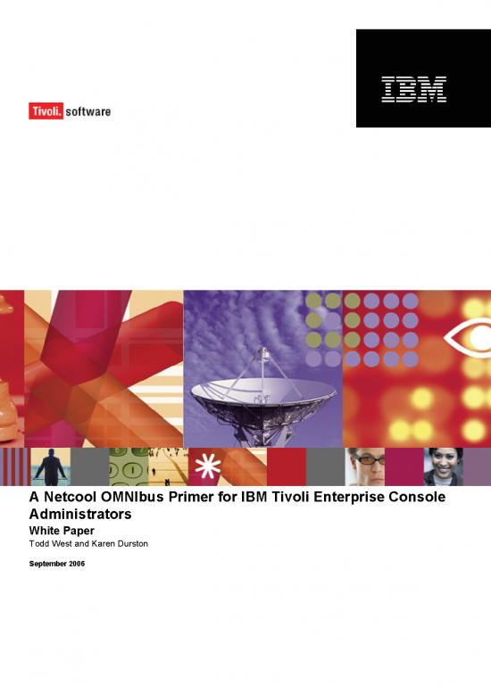 picture_System Software Pdf 185352 | Ibm Tivoli Netcool Omnibus White Paper