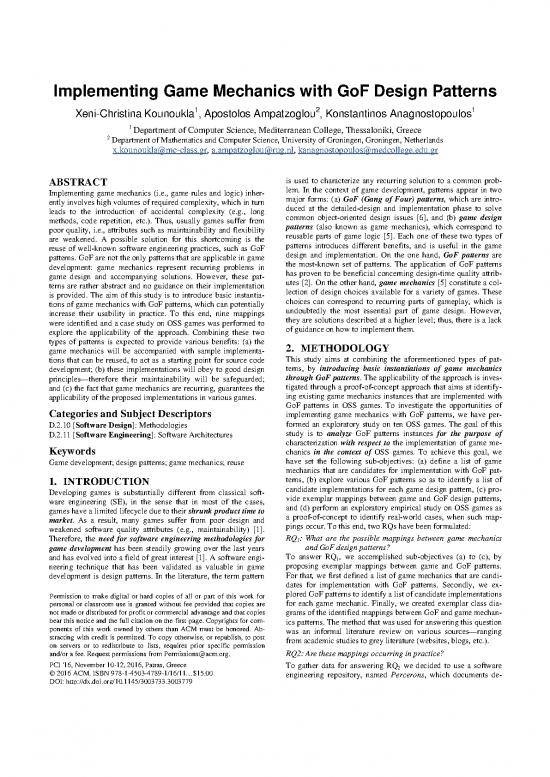 picture1_Gof Design Patterns Pdf 187323 | Kounoukla Patterns Game Mechanics