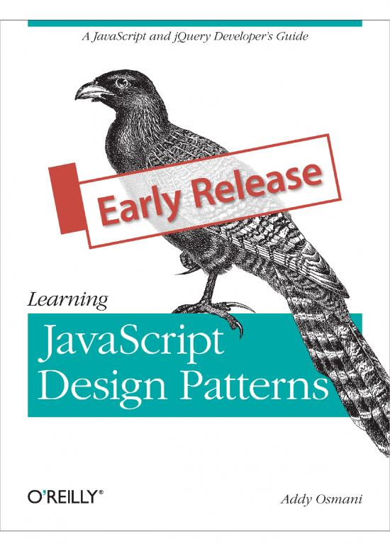 picture Learning Javascript Design Patterns Pdf 186865 | Learning Javascript Design Patterns (2012)