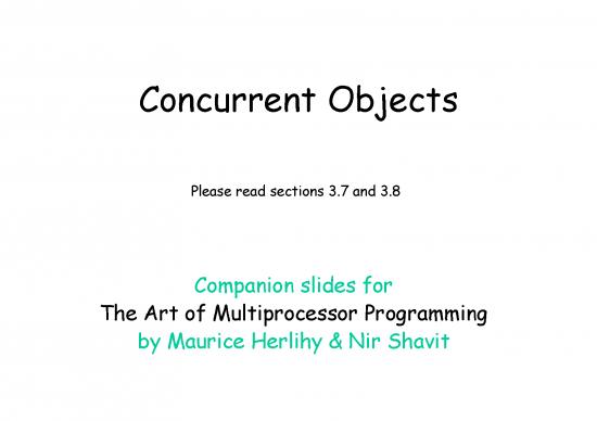 picture The Art Of Multiprocessor Programming Pdf 187632 | Lecture6