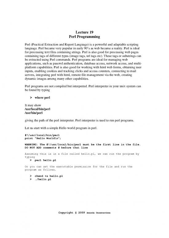 picture1_Perl Pdf 187660 | Lecture 19   Perl Programming
