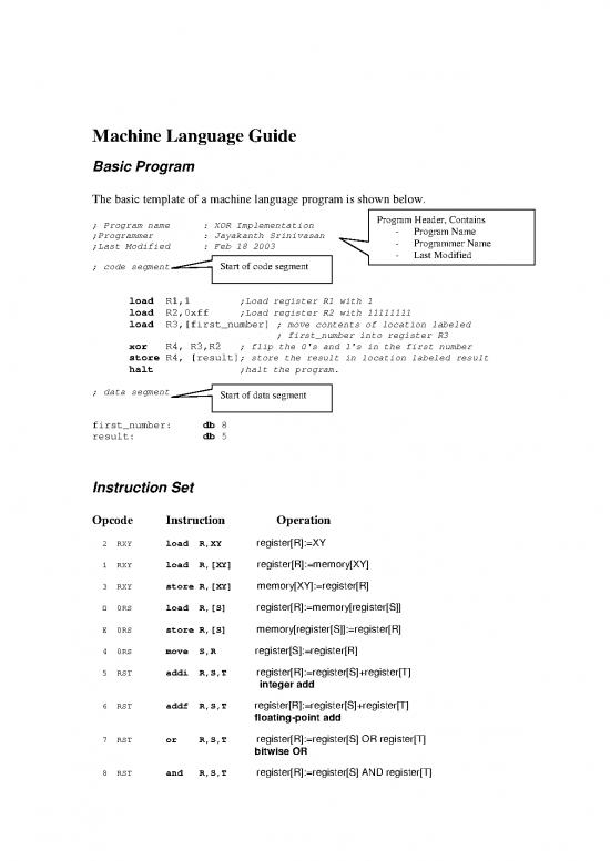 picture_Machine Language Pdf 187471 | Machine Language