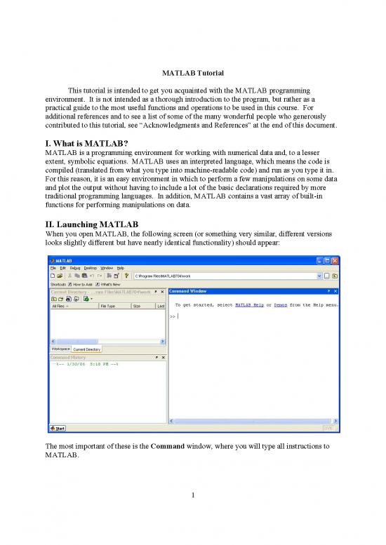 picture Programming Pdf 186044 | Matlabtutorial