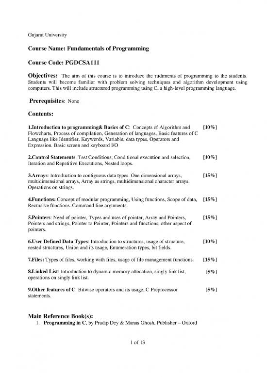 picture Programming Pdf 186494 | Pg Diin Computer Sci & Applications Sem 1