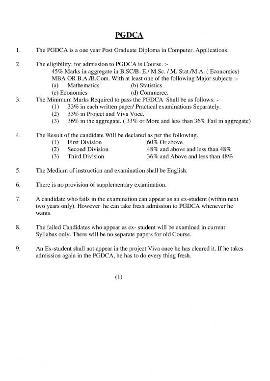 picture Pgdca Course Pdf 187776 | Pgdca Syllabus