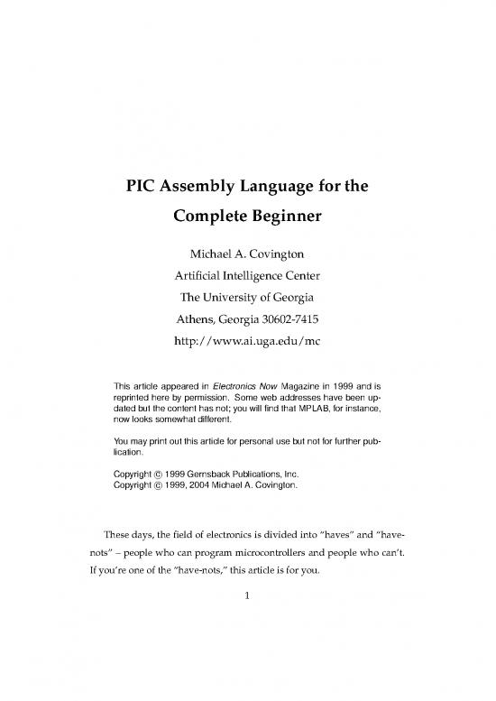 picture_Pic16f84 Assembly Language