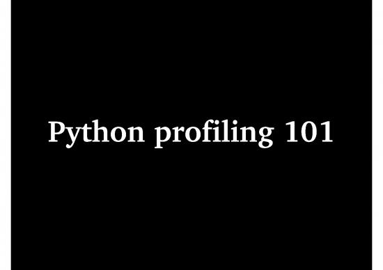 picture Python Pdf 185548 | Pyprof101