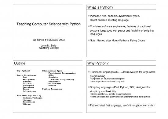 picture Object Oriented Programming Pdf 186603 | Sigcse Handout