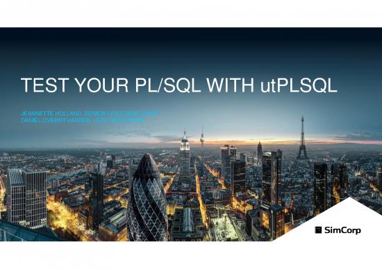 picture1_Holland Theory Pdf 187783 | Test Your Plsql With Utplsql Jeanette Holland