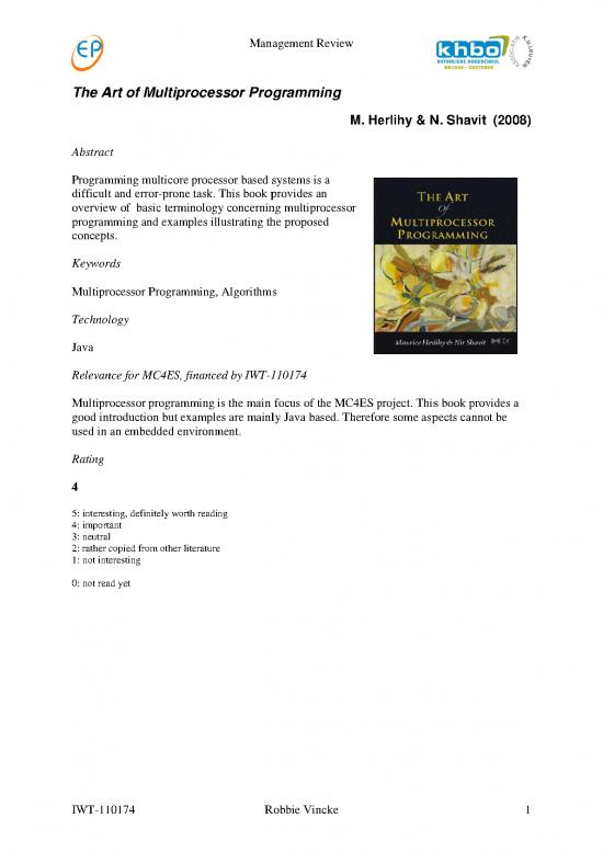 picture_The Art Of Multiprocessor Programming