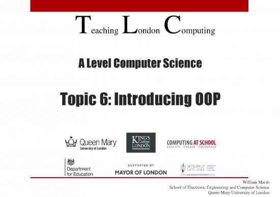 picture1_Object Oriented Programming Python Pdf 186846 | Topic 6 V3