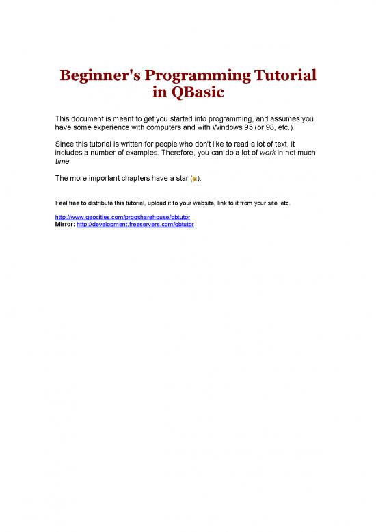 picture Basics Of Programming Pdf 187274 | Tutorial Basic