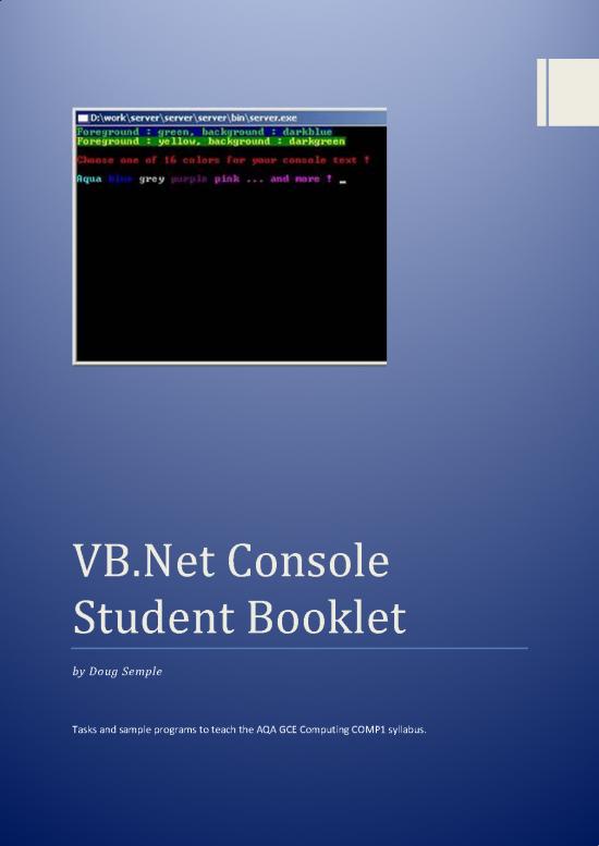 picture_Vb Console Student Booklet