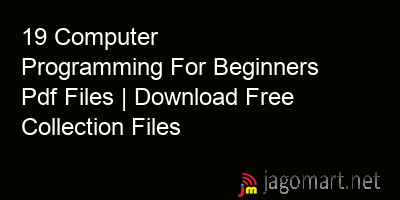 picture 19 Computer Programming For Beginners Pdf Files | Download Free Collection Files