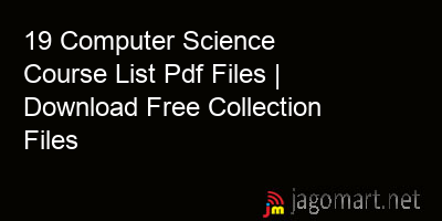 picture 19 Computer Science Course List Pdf Files | Download Free Collection Files