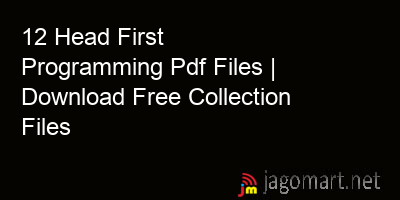 picture 12 Head First Programming Pdf Files | Download Free Collection Files