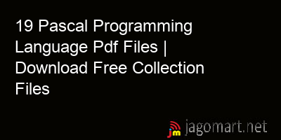 picture 19 Pascal Programming Language Pdf Files | Download Free Collection Files