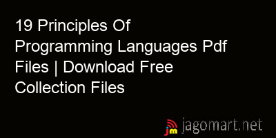 picture 19 Principles Of Programming Languages Pdf Files | Download Free Collection Files