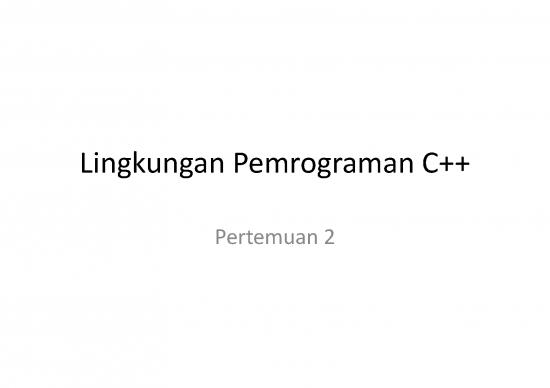 picture_Visual Programming Pdf 190114 | 02 Lingkungan Pemrograman C  