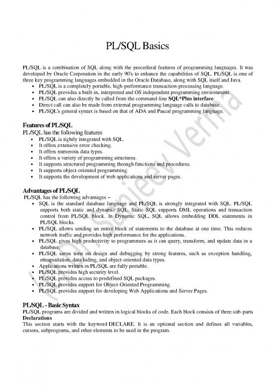 picture1_Pascal Programming Language Pdf 188274 | 202003291621085101sanjeev Rdbms Unit Iii Pl Sql Bba Ms 4 Sem