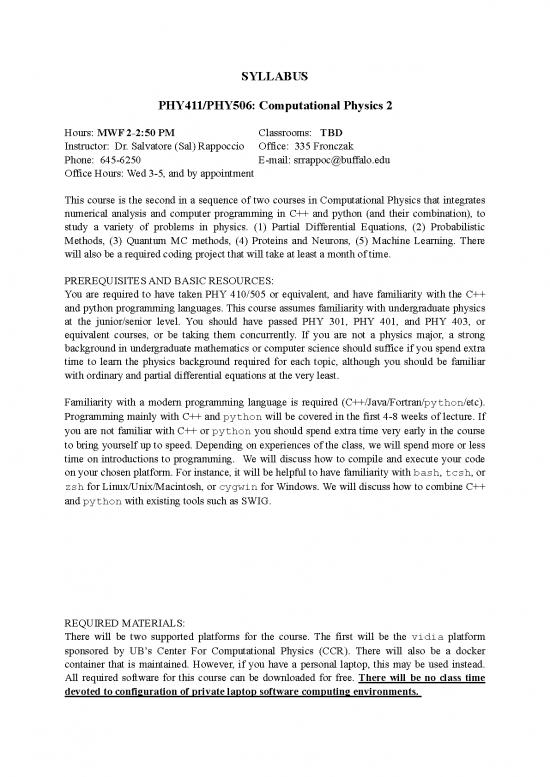 picture1_Computational Physics With Python Pdf 190337 | 411 Syllabus Eval Rappoccio Spring2020
