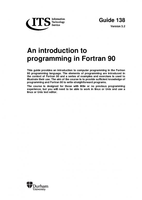 picture Fortran Pdf 188409 | 5fortran90 Introduction Its