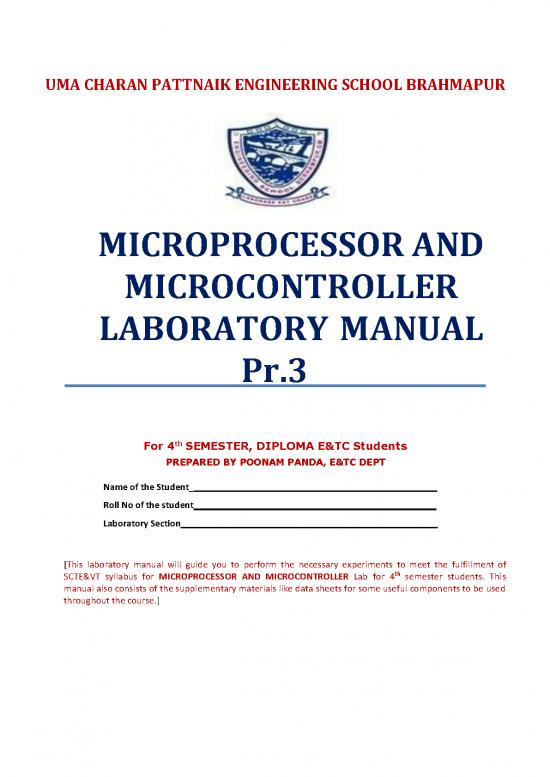 picture1_Microprocessor Lab Manual 189932 | 86658 Mpmc Lab Manual By Poonam Panda