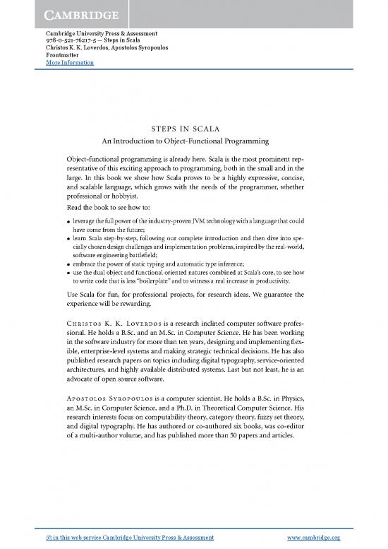 picture Scala Pdf 188786 | 9780521762175 Frontmatter