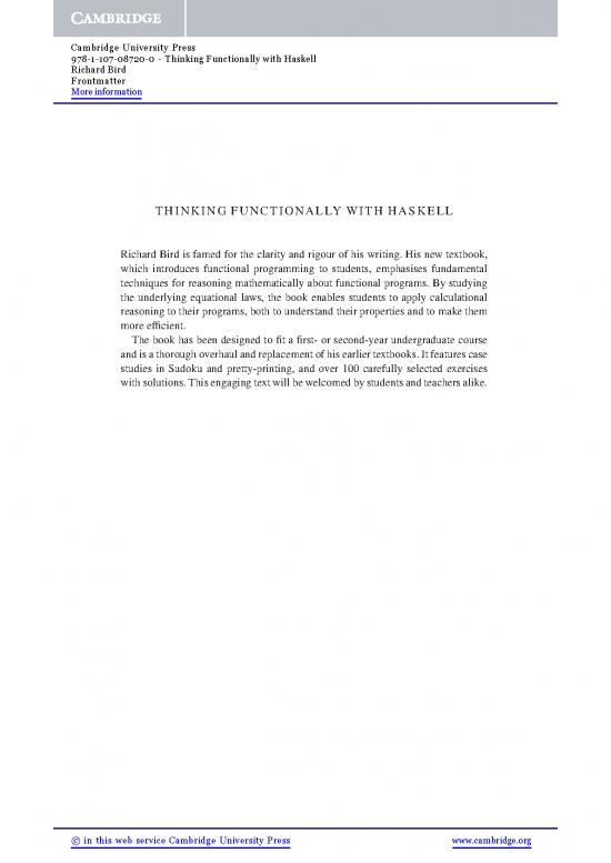 picture_Programming In Haskell Pdf 188791 | 9781107087200 Frontmatter