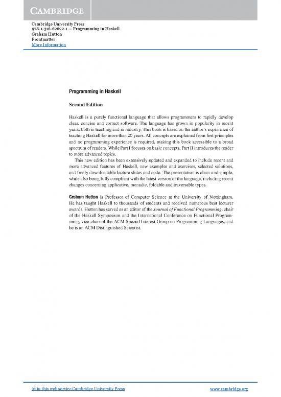 picture1_Programming In Haskell Pdf 188680 | 9781316626221 Frontmatter