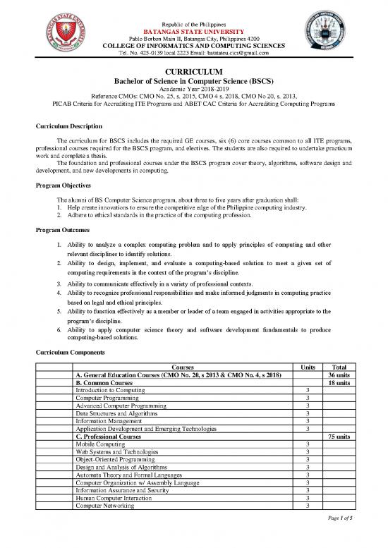 picture_Software Design Pdf 188772 | Bachelor Of Science In Computer Science Bscs