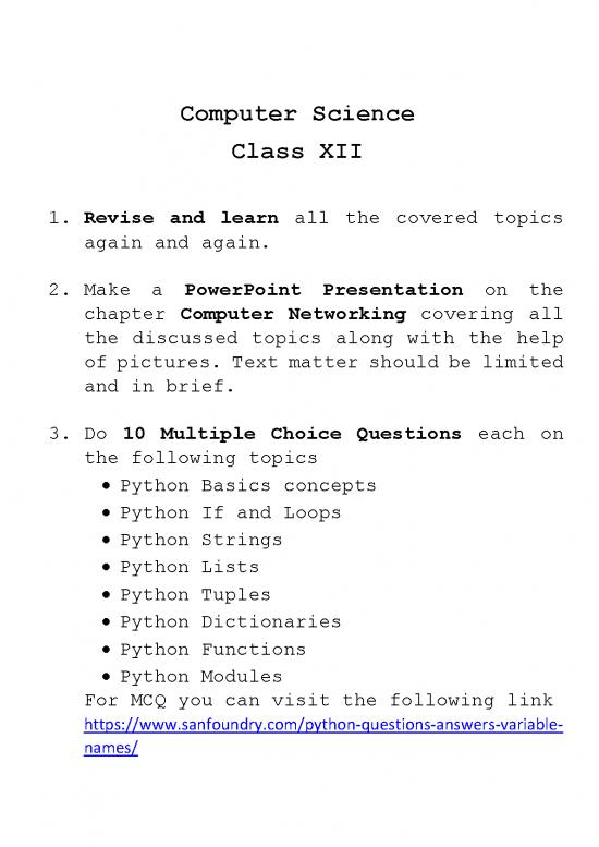picture1_Python Exam Questions Pdf 188116 | C 12 Computer Science Hw