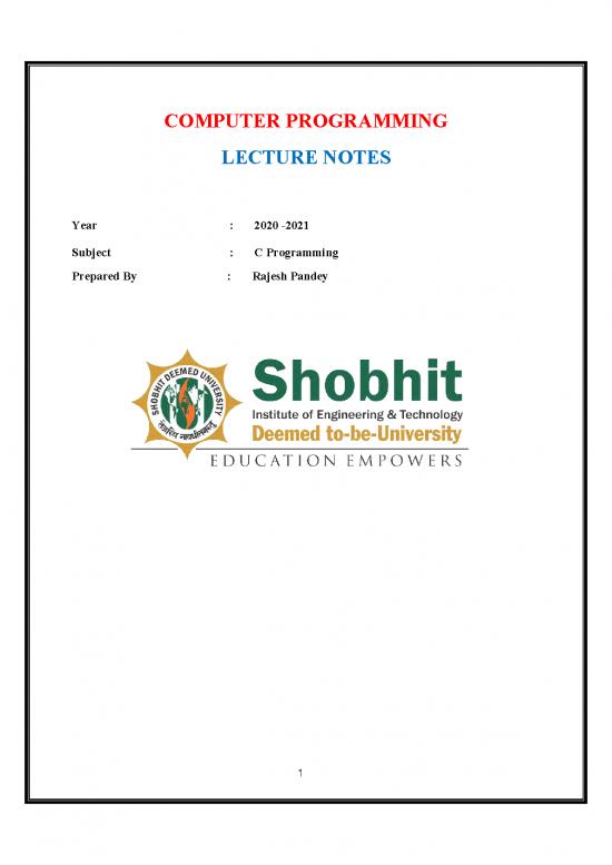 picture_Computer Programming Notes Pdf 188468 | C Programming Rajesh Pandey