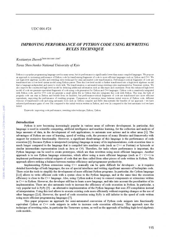 picture1_High Performance Python Pdf 189018 | Ceur 115 125jereb11