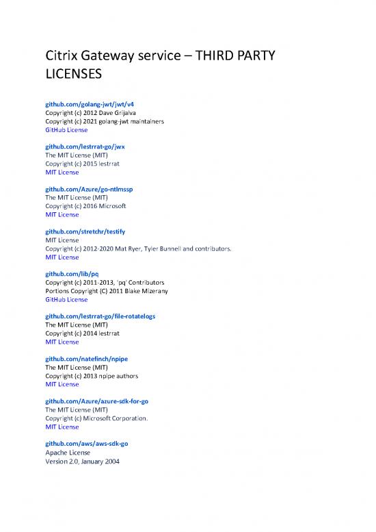 picture_Citrix Gateway Service Third Party Licenses
