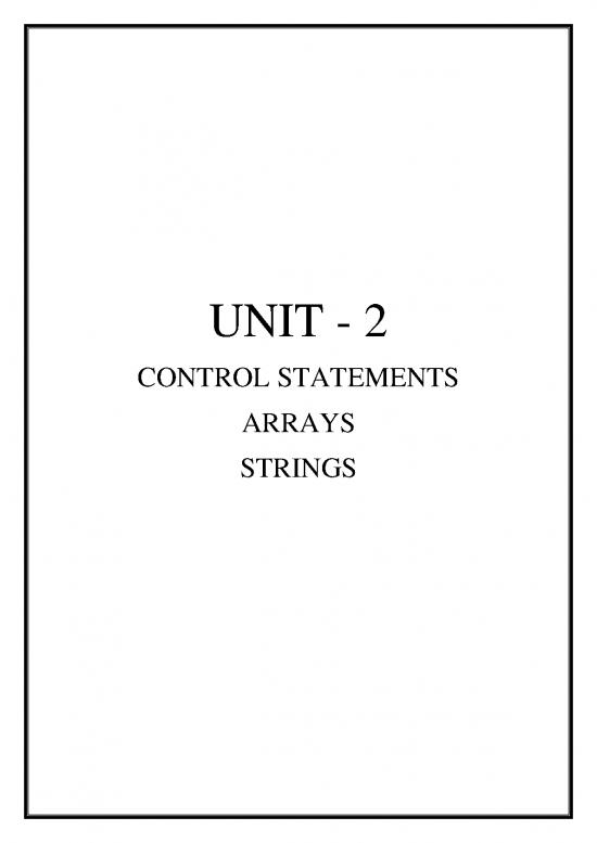 picture_Logic Programming Pdf 188496 | Control Statements Arrays And Strings