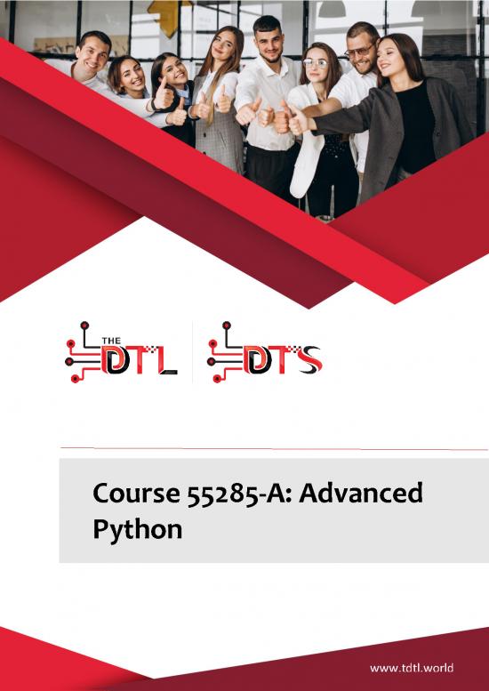 picture Advanced Python Programming Pdf 189909 | Course 55285 A  Advanced Python
