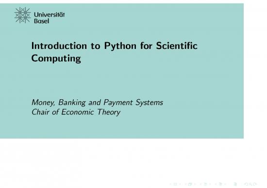 Python Lecture Notes Pdf 188668 | Intro Python