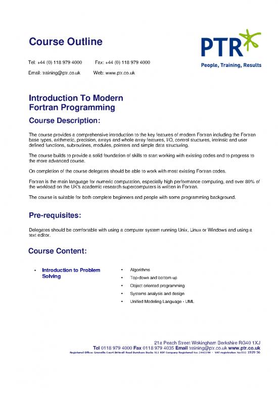 picture Fortran Pdf 188414 | Introduction To Fortran Programming