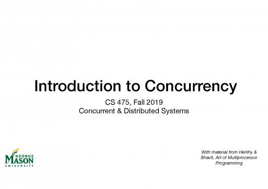 picture The Art Of Multiprocessor Programming Pdf 188227 | Lecture 1 Intro