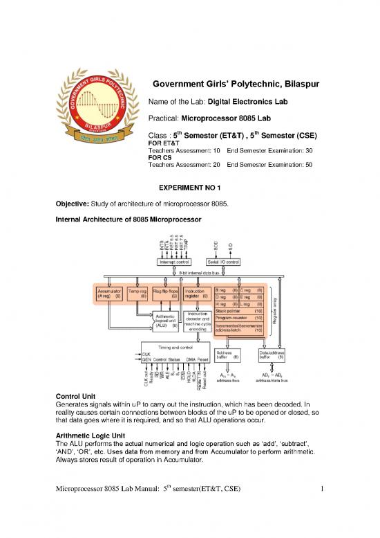 picture1_Microprocessor Lab Manual 189262 | Microprocessor 8085 Lab Manual
