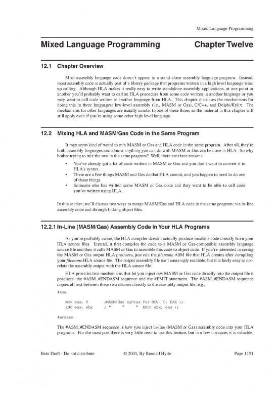 picture Assembly Language Programming Examples Pdf 188399 | Mixedlanguageprogramming