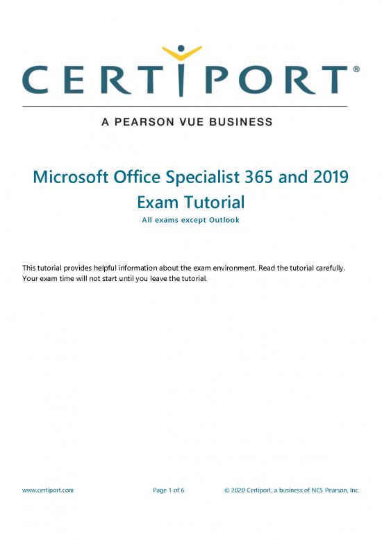 picture Tutorial Pdf 189017 | Mos 365and2019 Tutorial