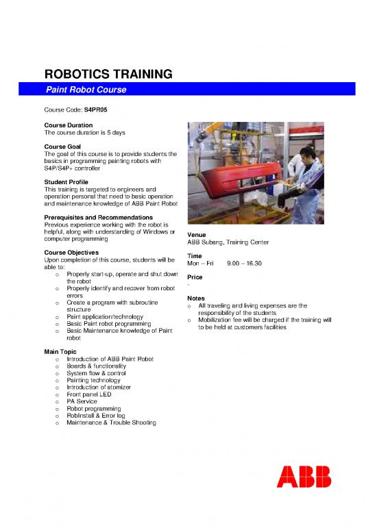 picture Abb Robot Programming Training Pdf 190395 | My Paintrobot
