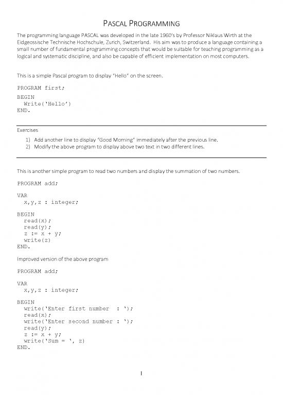 picture1_Pascal Programming Language Pdf 189928 | Pascal