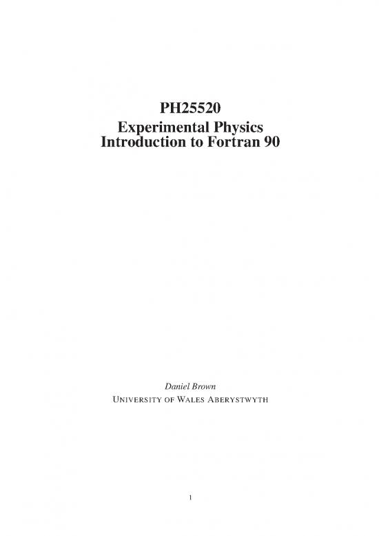picture_Fortran Programming Examples Pdf 190029 | Ph25520 Fortran90