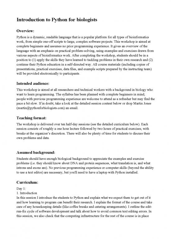picture1_Python For Biologists Pdf 190028 | Pythonforbiologistsdescriptionandsyllabus