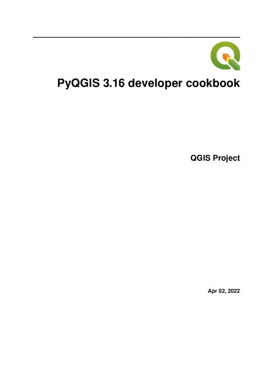 picture_Qgis 16 Pyqgisdevelopercookbook En