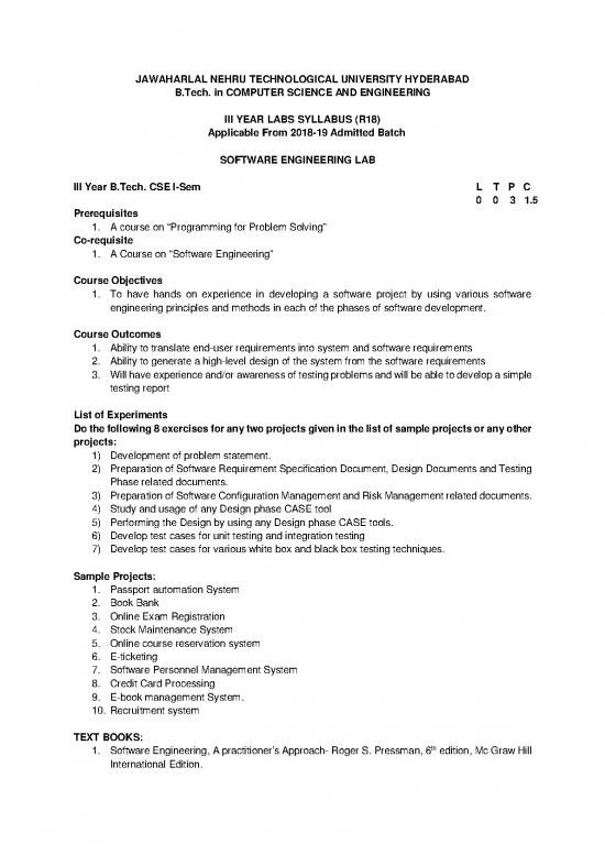 picture1_Software Engineering Course Pdf 189383 | Rtechcseiiiyearlabssyllabus