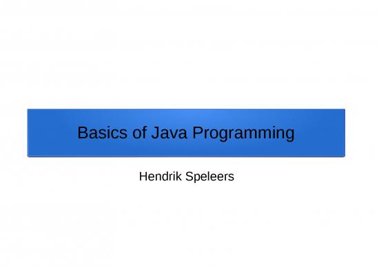picture Basics Of Programming Pdf 188285 | Slides Java 2